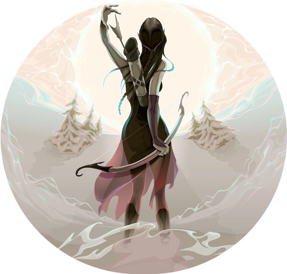 Plantilla de dibujo de fantasía