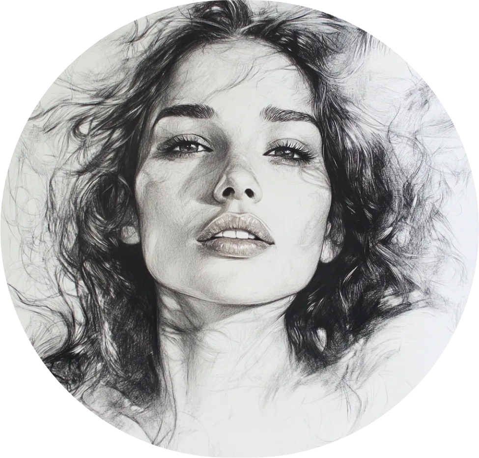 Plantilla de dibujo de personas